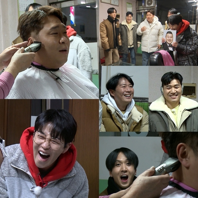 Comedian Mun Se-yun delivers on grand prize pledgeOn KBS 2TV Season 4 for 1 Night 2 Days (hereinafter referred to as 1 night and 2 days), which will be broadcast on January 16, five mens travels will be released.Mun Se-yun heads to the barbershop from early dawn to implement the Kang Ho-dong hairstyle, which was a grand prize-winning pledge.Members who are in the cross-river are more excited than ever before, and constantly ask for the Mun Se-yun haircut scene to be intuitive and cut shorter.With everyones attention focused on the hot hands of a 50-year veteran barber, DinDin asks Mun Se-yun to close his eyes, saying he will show the right transform.The Chodin, which met with water, started to take the heart of Mun Se-yun, who is trembling with a trembling Settai, and the members who joined Settai suddenly laughed and laughed.When I see Mun Se-yun who finished the haircut, Ravi can not take his eyes off, saying, Is this?Yeon Jung-hoon also said, Its shorter than I thought! And I am more curious about the unprecedented visuals of Mun Se-yun.In addition, Mun Se-yun reveals the behind-the-scenes story of the grand prize related to his son.Mun Se-yun, who said, My son has a reversal ..., stimulates curiosity by telling a story that he is embarrassed by his son who blames him for the target.