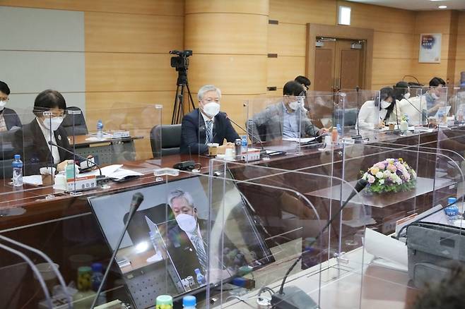 [대전=뉴시스] 인사말하는 이진용 한의학연구원 원장. 2021.09.13 *재판매 및 DB 금지