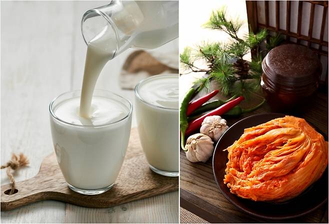우리나라의 50대 이상 중년들은 우유와 배추김치를 통해 칼슘을 주로 섭취한다는 연구 결과가 나왔다. 게티이미지뱅크