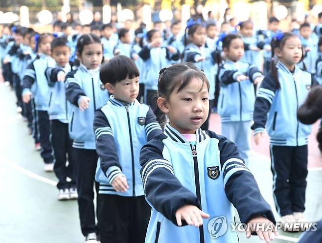 중국 초등학생들 [신화 연합뉴스 자료사진]