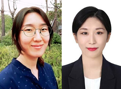 왼쪽부터 최우리·김민제 기자. ‘한겨레’ 자료사진