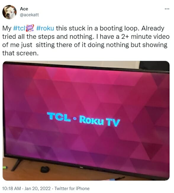 로쿠TV 이용자들이 셋톱박스 오류로 불편을 호소하고 있다.
