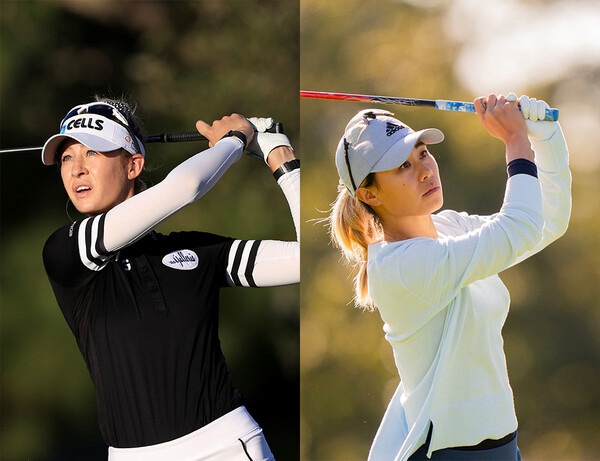 미국여자프로골프(LPGA) 투어 2022시즌 개막전 힐튼 그랜드 베케이션 토너먼트 오브 챔피언스에 출전한 넬리 코다, 다니엘 강. 사진제공=Getty Image_LPGA