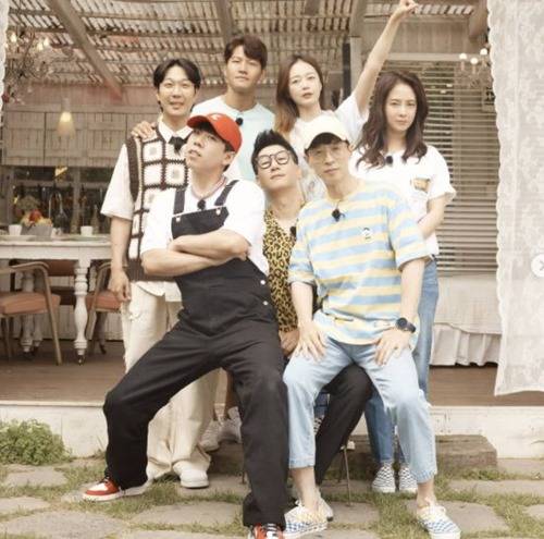 송지효 불참 ‘런닝맨’ 유재석 지석진 김종국 하하 양세찬 전소민 음성 사진=‘런닝맨’ 인스타그램