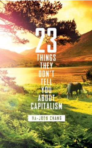장하준 교수의 새 책 <23 Things…>의 영국판 표지.