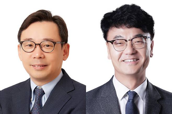 제15회 아산의학상 수상자 신의철, 이정민 교수(왼쪽부터).