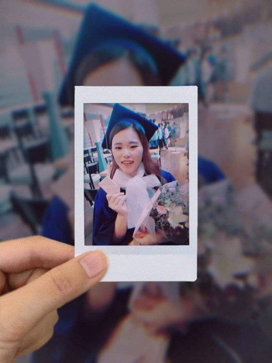 장지혜씨의 2018년 서울대학교 졸업식 당시 사진. 장씨 제공