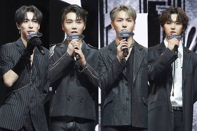 왼쪽부터 펜타곤 유토, 진호, 키노, 홍석. 큐브 엔터테인먼트 제공