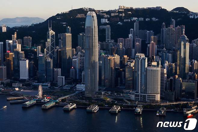 홍콩에서 코로나19 확산세가 가팔라지고 있다. © 로이터=뉴스1 © News1 정윤영 기자