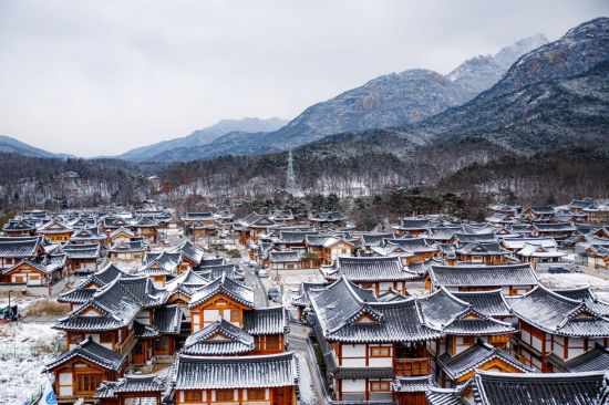 은평 북한산 한문화체험특구 내 한옥마을 전경