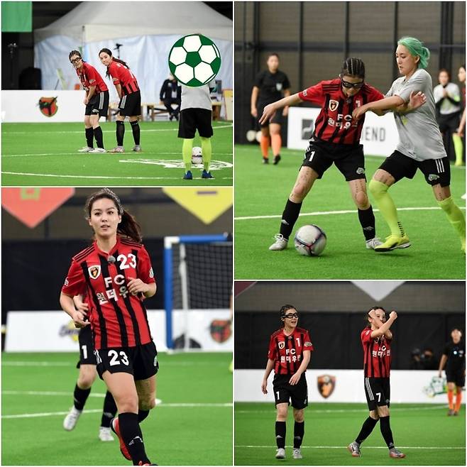 [서울=뉴시스] FC 원더우먼 캡처. 2022.01.26. (사진= SBS  제공) photo@newsis.com*재판매 및 DB 금지 *재판매 및 DB 금지