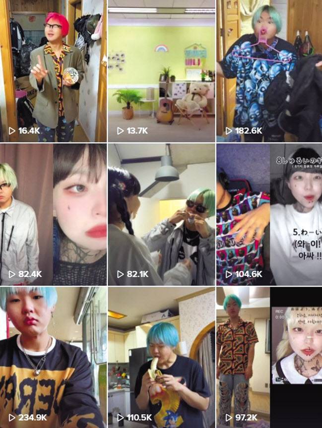 국내 음원 차트 멜론의 톱3까지 오른 디핵의 ‘오하요 마이 나이트(OHAYO MY NIGHT)’의 모습 [디핵 틱톡 계정 캡처]