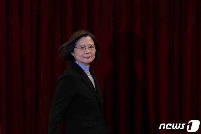 차이잉원 대만 총통. © 로이터=뉴스1 © News1 정윤영 기자