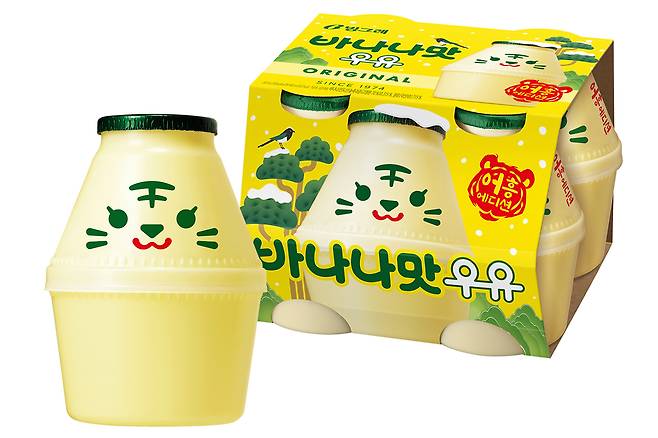 빙그레 바나나맛우유 '어흥 에디션'. (빙그레 제공) © 뉴스1