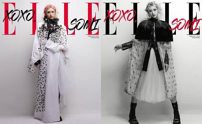 [서울=뉴시스] 가수 전소미. 2022.01.28.(사진=엘르 싱가포르 제공) photo@newsis.com*재판매 및 DB 금지 *재판매 및 DB 금지