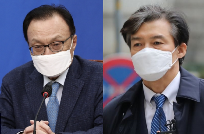 (왼쪽부터) 이해찬 더불어민주당 전 당대표, 조국 전 법무부 장관 / 사진=연합뉴스