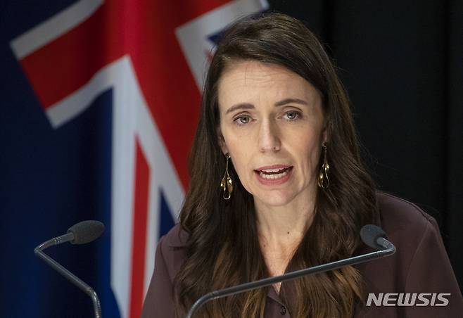 [웰링턴=AP/뉴시스] 저신다 아던 뉴질랜드 총리.