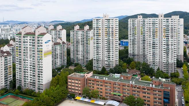 경기도 분당 1기 신도시 서현 시범단지 삼성·한신 아파트. /조선DB