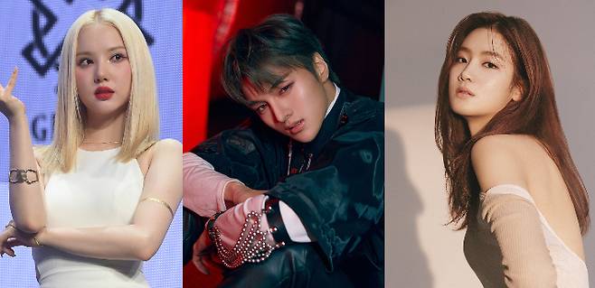 그룹 비비지 은하, 드리핀 차준호, 배우 박주현. 이한형 기자, 각 소속사 제공