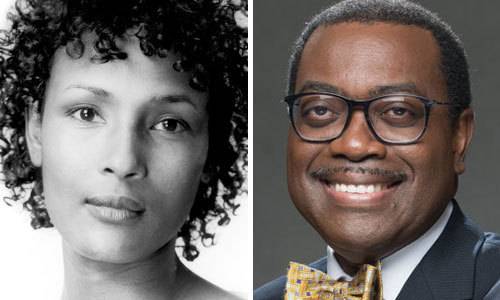 와리스 디리(왼쪽), 아킨우미 아데시나