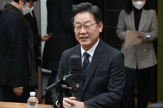 이재명 더불어민주당 대선 후보. 뉴스1