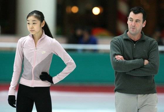 김연아와 브라이언 오서 코치