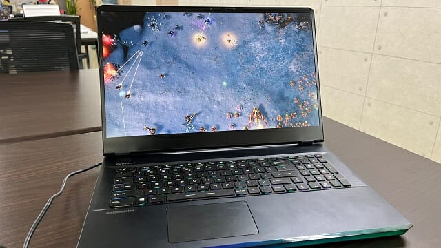 MSI GE76 레이더 12UHS 게임용 노트북. (사진=지디넷코리아)