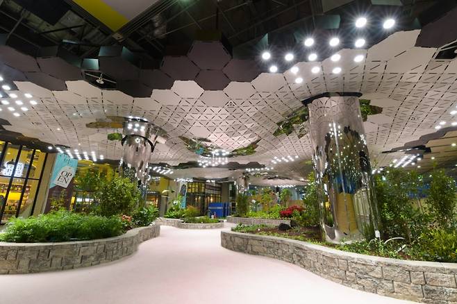 서울 종각역 지하식생공원 '태양의 정원' 전경 /사진=현대엔지니어링