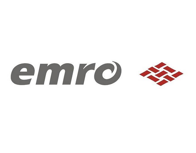 A logo of Emro