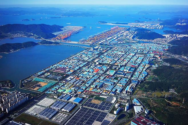부산 강서구 녹산국가산업단지 전경./한국산업단지공단 부산본부