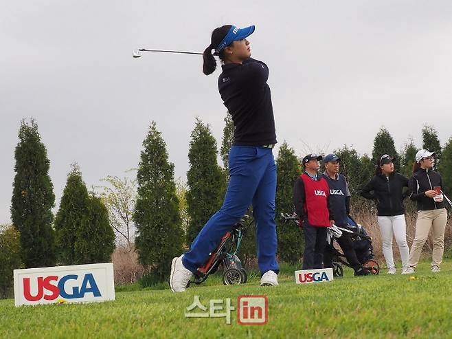 2019년 열린 US여자오픈 한국 예선전에 참가한 선수가 경기에서 샷을 하고 있다. (사진=USGA)