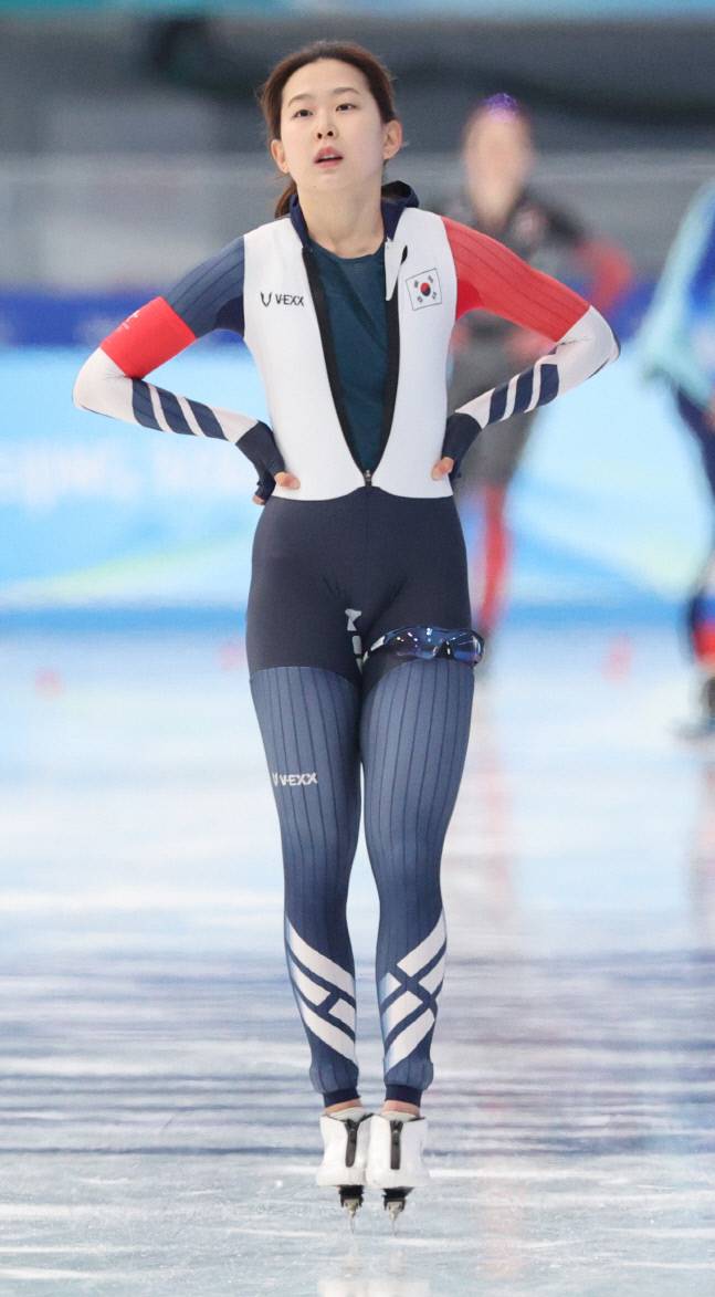 [올림픽] 숨 고르는 김민선.연합뉴스