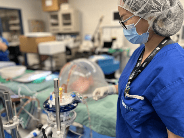 EVLP 시스템을 통해 폐에서 이식에 문제를 일으키는 항원을 제거하는 모습 (자료=UHN)