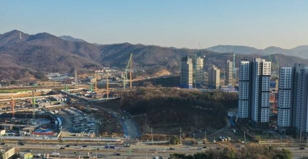 통합 공공임대주택이 들어서는 경기도 과천시 지식정보타운 일대 모습. 사진=연합뉴스