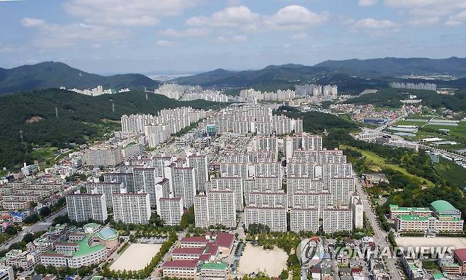 대전 아파트단지 전경 [대전 유성구 제공. 재판매 및 DB 금지]