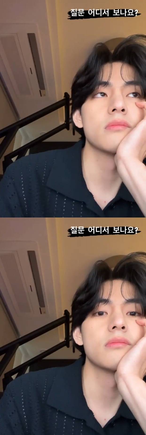 인스타 열공 김다정씨♡ 방탄소년단 뷔, 무물→연탄이와 투샷