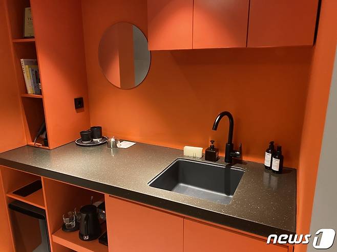 후암별채 이누스 미니 주방 © 뉴스1 신윤하 기자