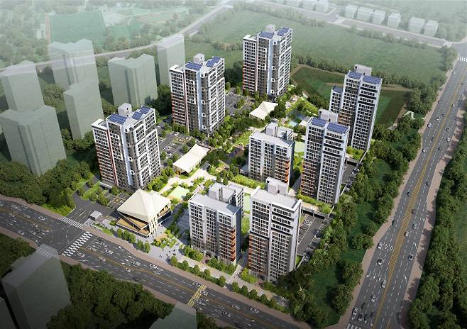 경기 화성 향남2지구 B15블록 행복주택 조감도. (자료=LH)