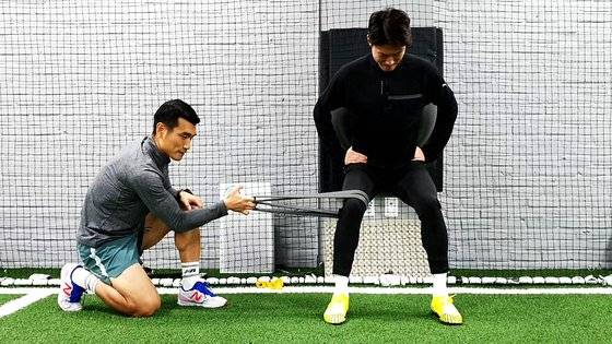 이승우, 이정협 등 국가대표급 선수들이 조원희의 코칭을 받았다. [사진 조원희]