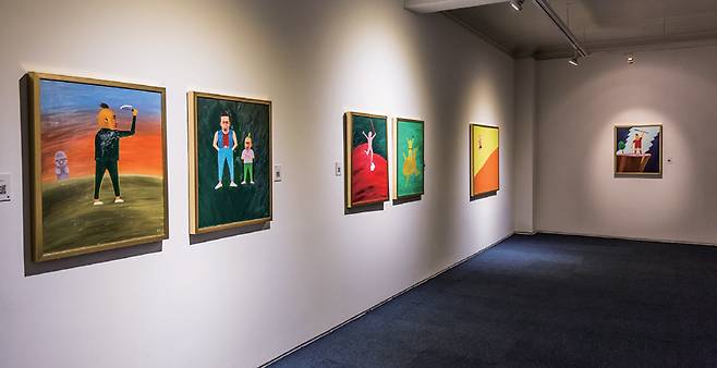 3월8일 서울 종로구 인사동11길 11 관훈갤러리에서 열린 병맛 만화가 《귀귀 개인전》ⓒ시사저널 최준필