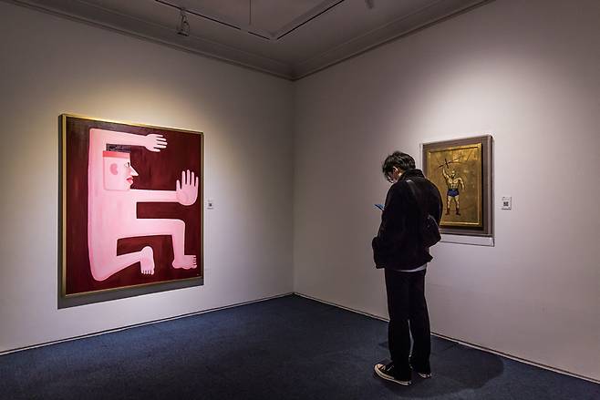 3월8일 서울 종로구 인사동11길 11 관훈갤러리에서 열린 병맛 만화가 《귀귀 개인전》ⓒ시사저널 최준필