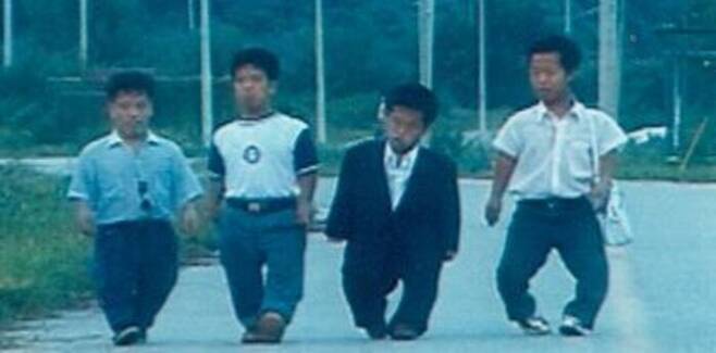 2001년 KBS인간극장에서 방영된 작은 거인 4형제와 세계의 친구들 방송 화면 캡쳐