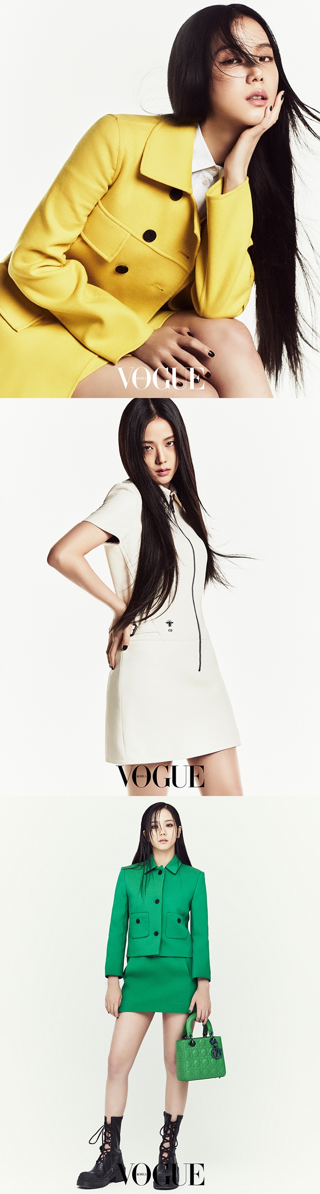 Group BLACKPINK member JiSoo has released a picture with French luxury brand.On the 15th, JiSoos picture with a fashion magazine was released.JiSoo in the picture is wearing a cropped jacket completed with wool and silk and a compact tailored suit of skirts, showing a sophisticated and fashionable appearance.It captures everyones attention with trendy charm.In another pictorial, JiSoo is full of a different charm of JiSoo, which was not seen before, wearing a white mini dress, a minimalist beauties beaded color skirt suit, a lively yellow double face felt wool, angora coat and a neat poplin blouse with smokey eye makeup.