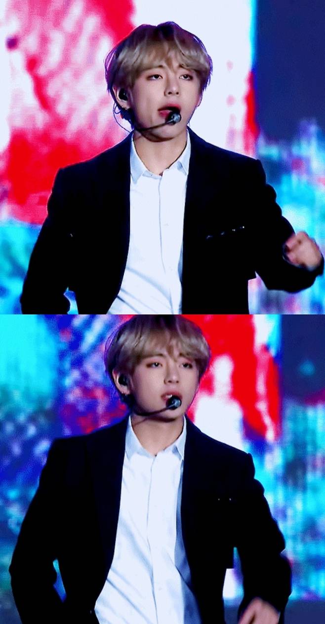 "타고난 무대천재" 방탄소년단 뷔, 경외심 부르는 천부적 표현력