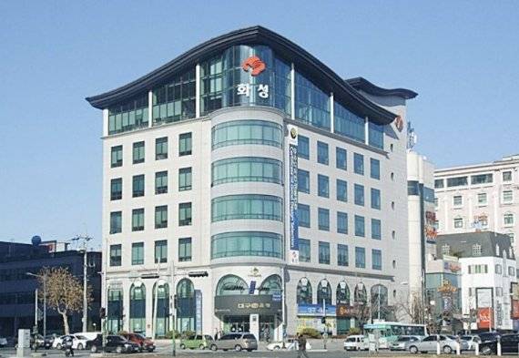 대구에 위치한 화성산업 본사 전경.