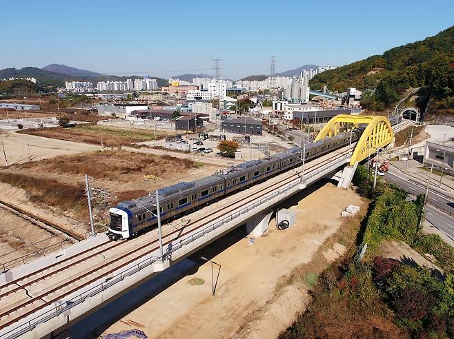 남양주 왕숙지구 지나는 4호선 진접선(국가철도공단 제공) © 뉴스1