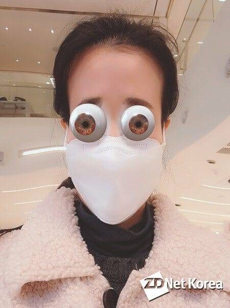 삼성 갤럭시A53 펀(Fun)모드로 촬영한 사진(사진=지디넷코리아)