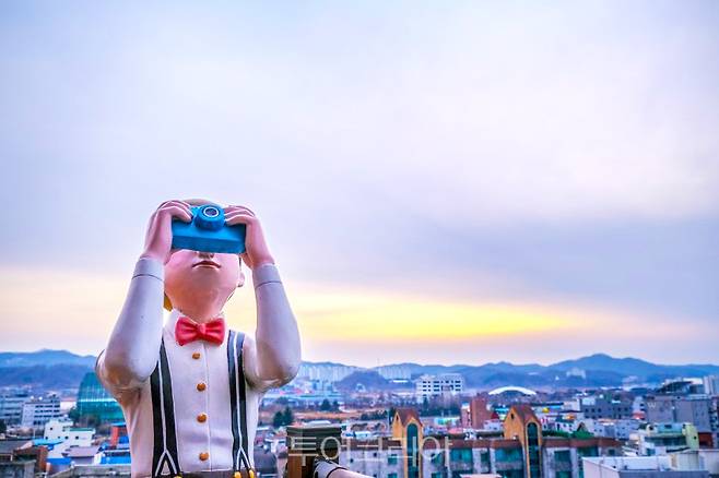 신세동 벽화마을 전망대&nbsp;