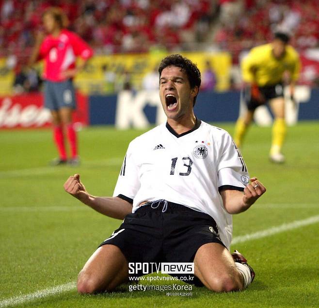▲ 대한민국과의 2002 한일 월드컵 4강전에서 결승골을 넣은 미하엘 발락