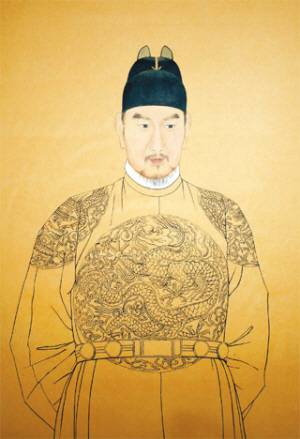 성종대왕 상상도. 자료사진